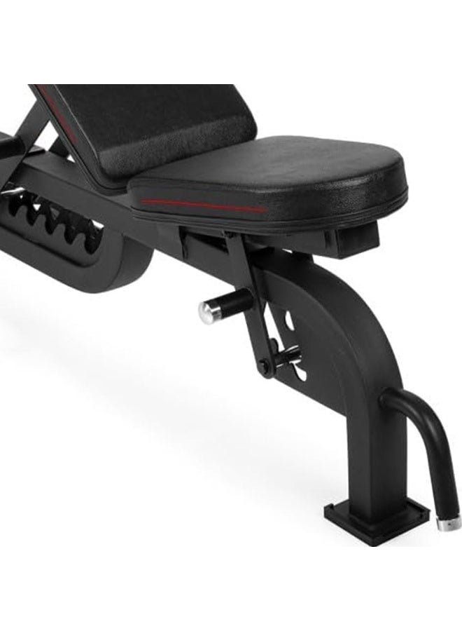 Max Strength Adjustable Flat Incline Weight Bench for Home Gym - 1300lbs Capacity - Image 2