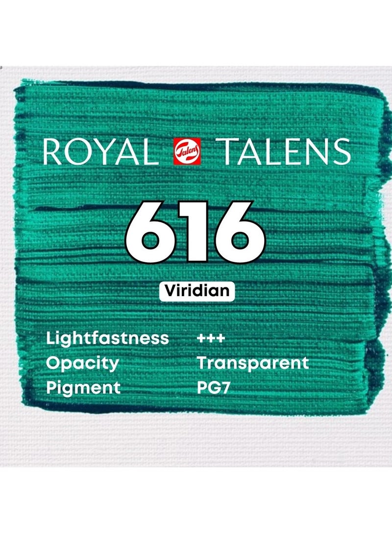 Talens Art Creation-Acrylic Paint 75ml Viridian No. 616 - Image 3