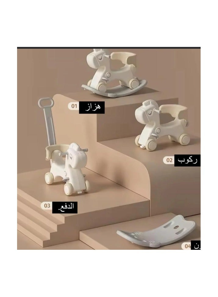 2 in 1 rocking horse and bike for kids  - Image 3