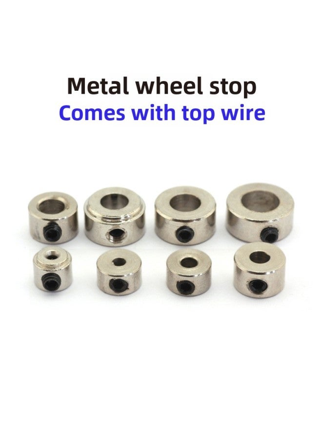 High-quality Aircraft Model Accessories Metal Wheel Chocks Daquan Comes With Top Wire Recommended Sponge PU Wheel Fixed Gear For Use-Color:2.6 Round Hole-Specifications:Inner Diameter Of Wheel Chock  - Image 2