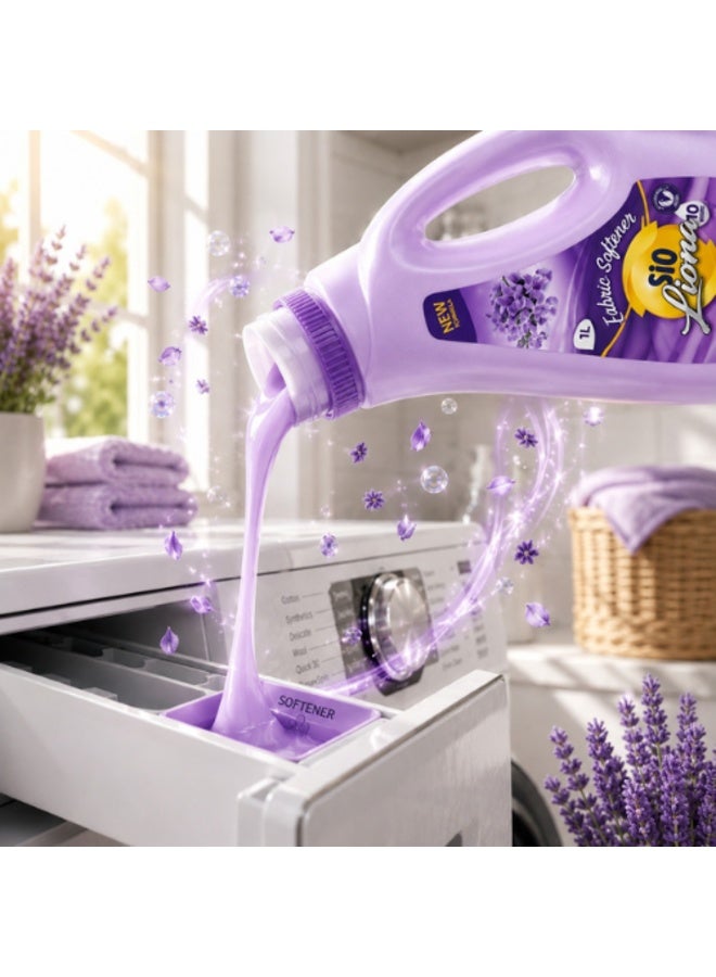 SIO Lavender Fabric Softener 1000ml – Long-Lasting Softness & Fresh Lavender Scent - Image 3