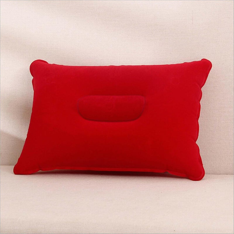 Portable Inflatable Air Pillow Lumbar Back Support Compressible Lightweight Travel Pillow for Traveling Car Home Plane - Image 2