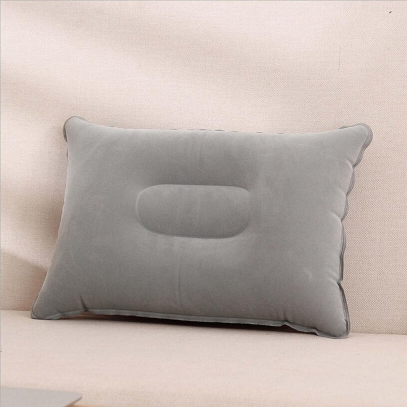 Portable Inflatable Air Pillow Lumbar Back Support Compressible Lightweight Travel Pillow for Traveling Car Home Plane - Image 5
