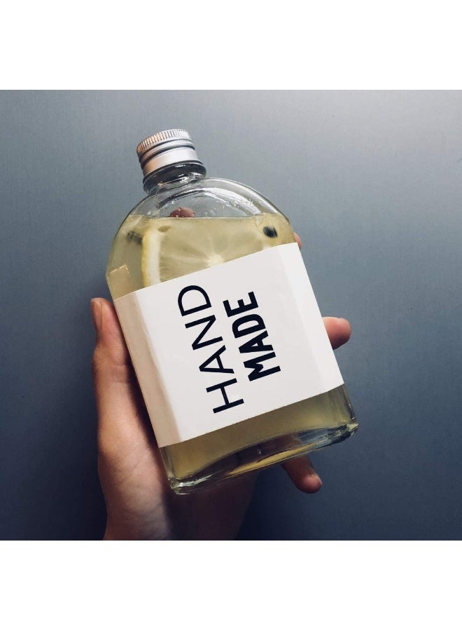 FUFU زجاجة عصير فارغة 200 مل من فوفو 12 قطعة زجاجية زجاجة حليب مشروبات زجاجية لمتجر الحفلات ومقهى - Image 4