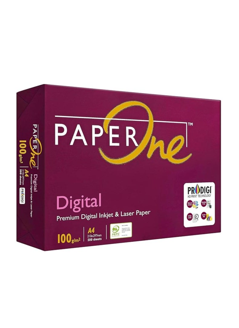 PaperOne PaperOne™ Digital Premium Copy Paper, 100 GSM, A4 Size, 500 sheets ream  - Image 2