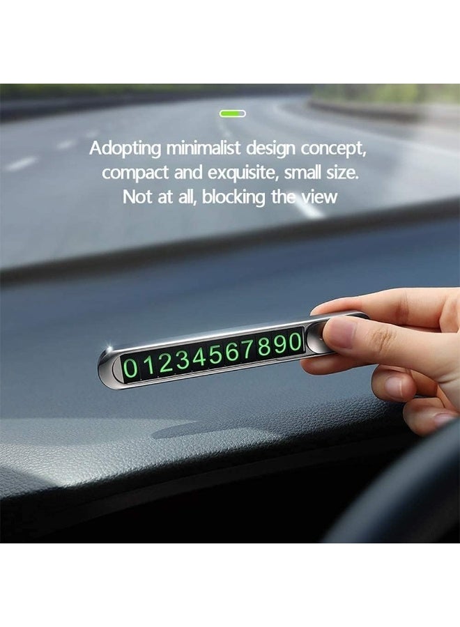 jaexest Temporary Car Parking Number Plate Mobile Phone Sign Universal Vehicle Parking Card Easy Install - Image 5