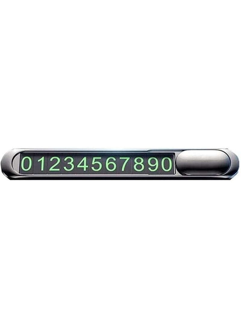 jaexest Temporary Car Parking Number Plate Mobile Phone Sign Universal Vehicle Parking Card Easy Install - Image 1