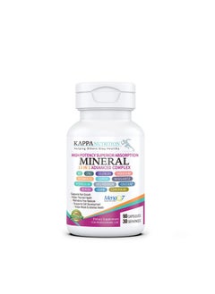 (90 Capsules) Vitamin K2 Vitamin D3 Zinc Selenium Vanadium Copper Manganese Potassium Molybdenum Calcium Chromium Iodine Boron Mineral 13 In 1 Advanced Complex From