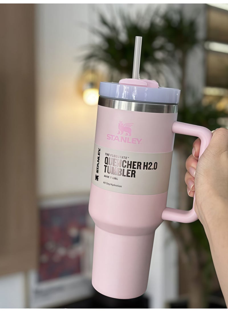 Stanley Quencher H2.0 FlowState Stainless Steel Vacuum Insulated Tumbler with Lid and Straw for Water, Iced Tea or Coffee, Smoothie and More, 40 oz - Image 5