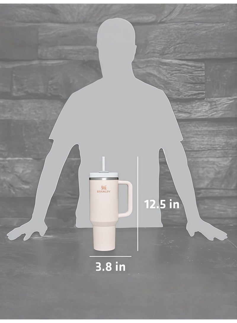 Stanley Quencher H2.0 FlowState Stainless Steel Vacuum Insulated Tumbler with Lid and Straw for Water, Iced Tea or Coffee, Smoothie and More, 40 oz - Image 4