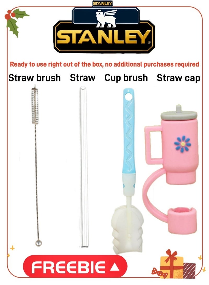 Stanley Quencher H2.0 FlowState Stainless Steel Vacuum Insulated Tumbler with Lid and Straw for Water, Iced Tea or Coffee, Smoothie and More, 40 oz - Image 2