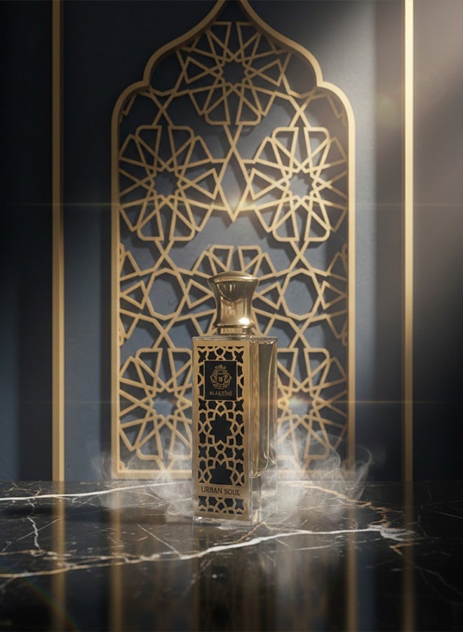 MARTINI Urban Soul Special Edition Unisex Eau de Parfum Fresh Aromatic Citrus, Woody Amber Scent Long-Lasting Luxury Perfume 75ml - Image 2