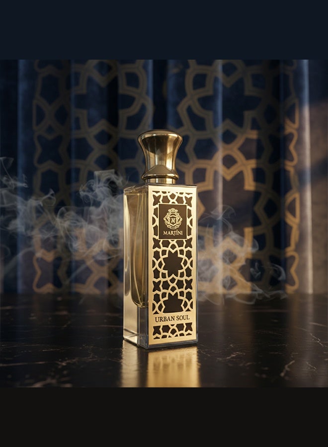 MARTINI Urban Soul Special Edition Unisex Eau de Parfum Fresh Aromatic Citrus, Woody Amber Scent Long-Lasting Luxury Perfume 75ml - Image 3