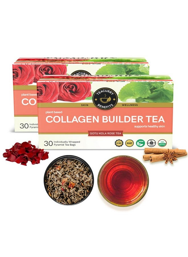 TEACURRY Collagen Builder Tea (2 Month Pack | 60 Tea Bags) - For Skin, Hair, Nails (With Vitamin C, Biotin) - Image 1