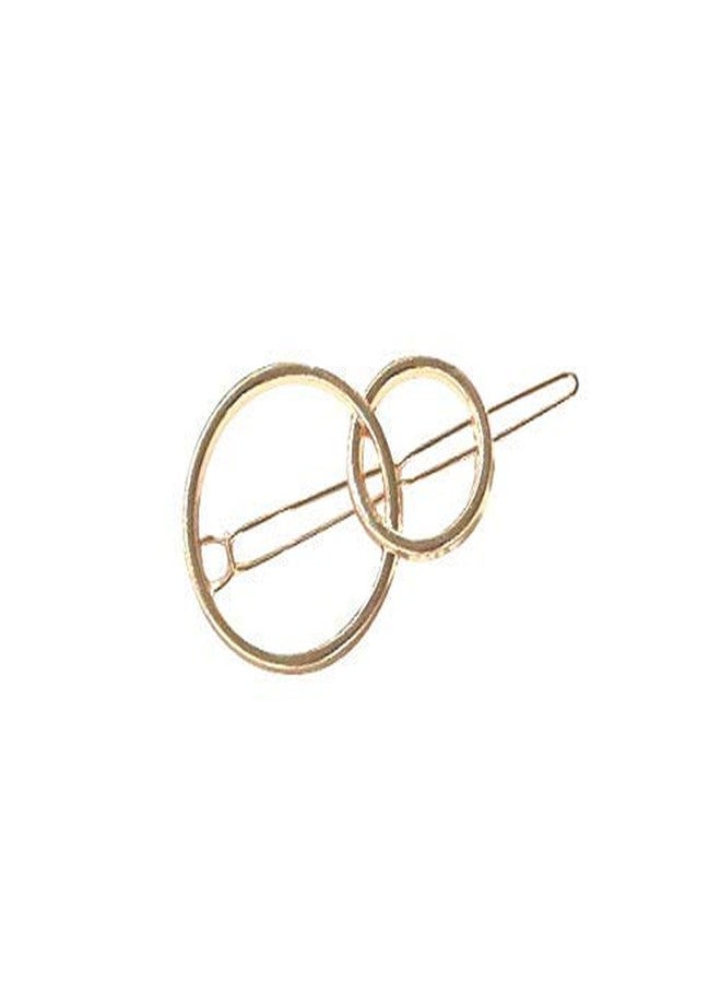 Nat Gold geometric Design Barrettes Hair Clips Pins For Girls Women Random Shapes (Pack Of 8 PINS) - Image 4