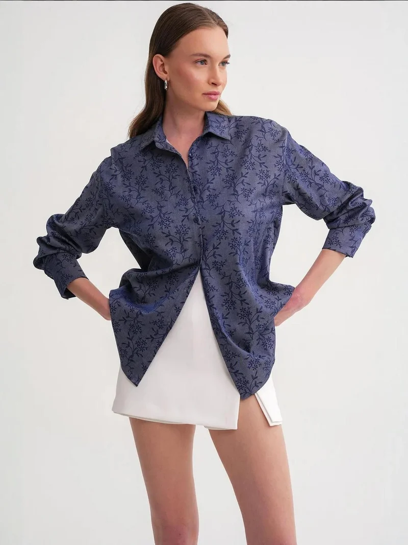 MixRay Mixray Floral Print Shirt