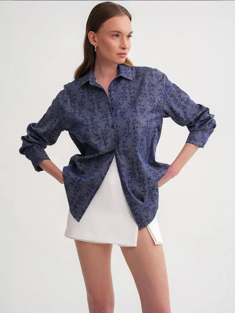 MixRay Mixray Floral Print Shirt