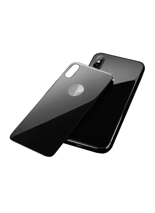 Generic - Replacement Back Glass Panel For Apple iPhone X Black - Image 1