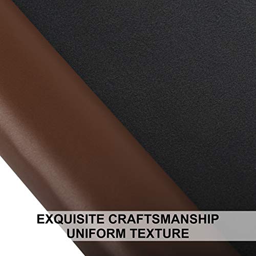 ToLanbbt PU Fabric Leather 1 Yard 54" x 36", 1.25mm Thick Faux Synthetic Leather Material Sheets for Upholstery Crafts, DIY Sewings, Sofa, Handbag, Hair Bows Decorations (Coffee) - Image 3