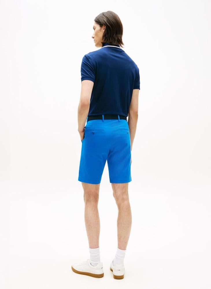 TOMMY HILFIGER Denton Belted Twill Slim 9.5" Inseam Shorts - Image 2