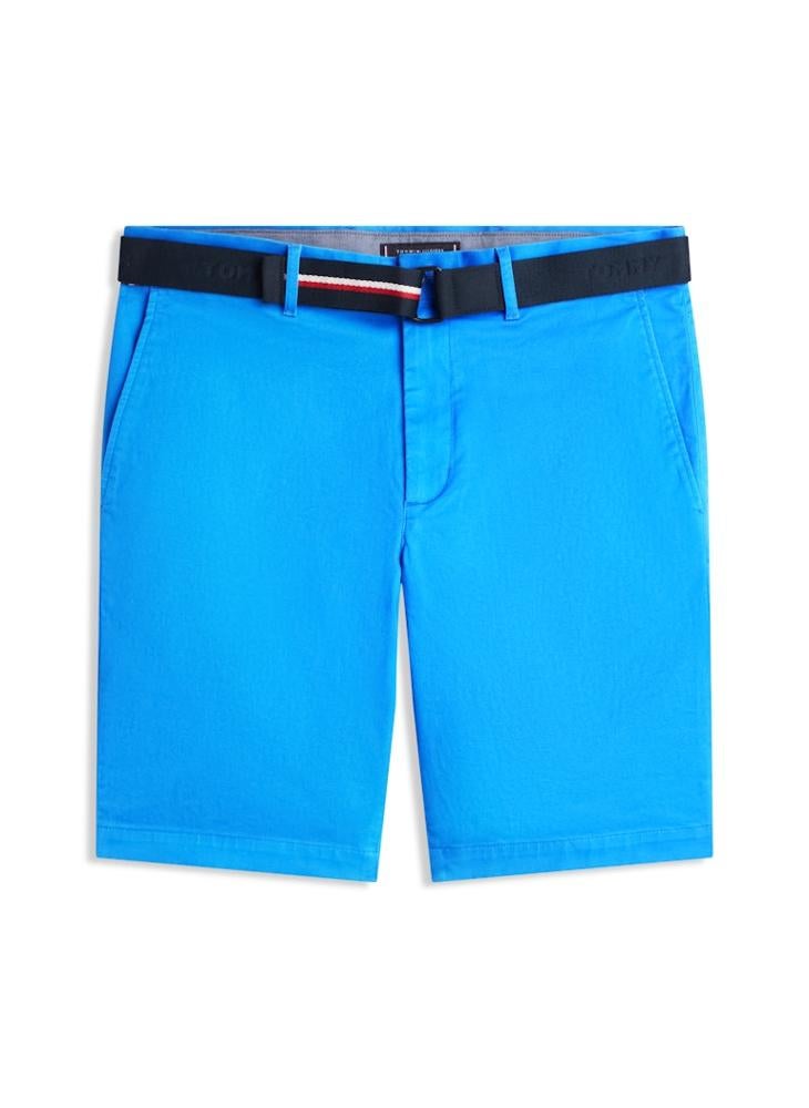 TOMMY HILFIGER Denton Belted Twill Slim 9.5" Inseam Shorts - Image 5