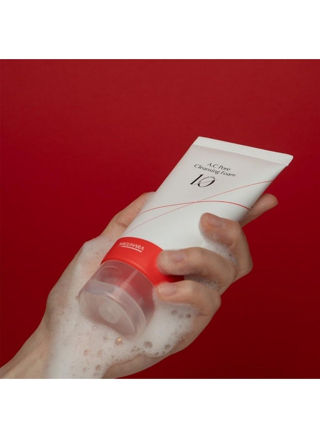 MIGUHARA A.C Pore Cleansing Foam Korean Skincare Face Wash (120Ml/4.05 Fl. Oz.)  - Image 5