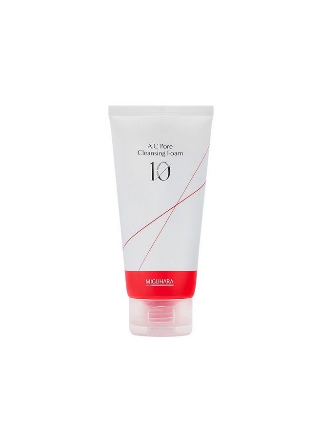 MIGUHARA A.C Pore Cleansing Foam Korean Skincare Face Wash (120Ml/4.05 Fl. Oz.)  - Image 1
