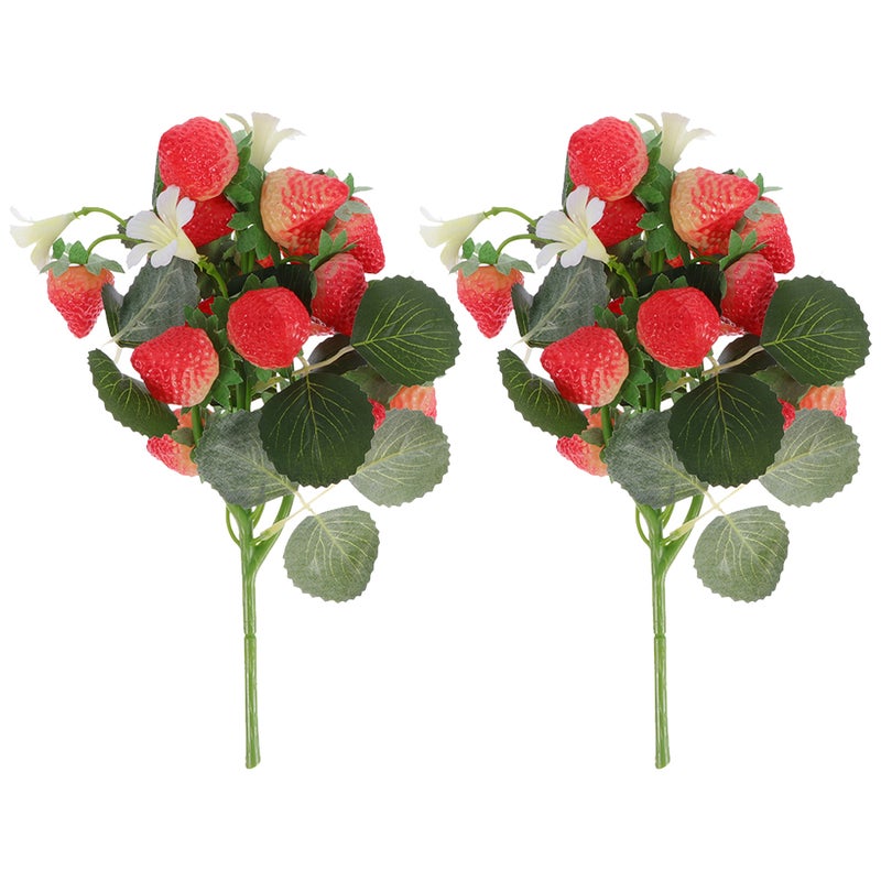 4 pcs Artificial Fruits Aesthetic Fruits Bouquets Simulated Faux Fruit Ornaments - Image 1