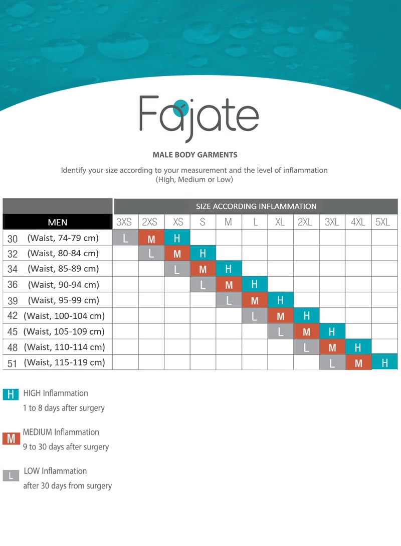 Fajate Post Surgical Garment For Abdomen and Back and Chest With Closure 11016 - Image 3