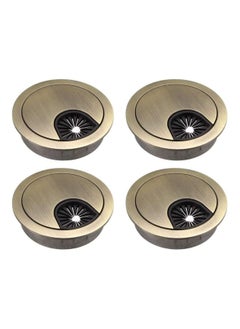 ECVV 4 Pack Desk Grommet Cable Hole Cover Through Computer Table Desk Countertops Office Equipment Wire Organizer Cable Management Fits 2"（50mm) Hole -...  - Image 1
