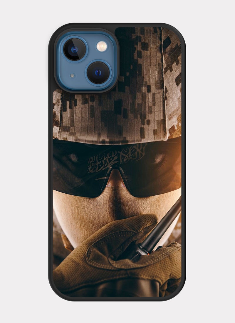 PXLAAT iPhone 13 case cover Saudi Soldier - Image 1