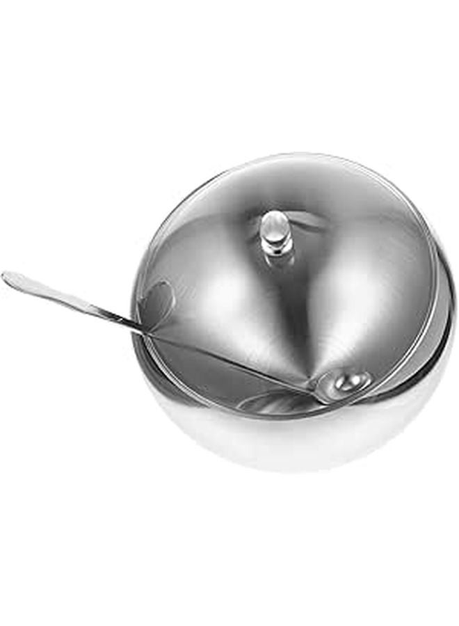 Stainless Steel Oblique Mouth Bowl Set for Condiments Salad Sauces Fruits Snacks - Image 1