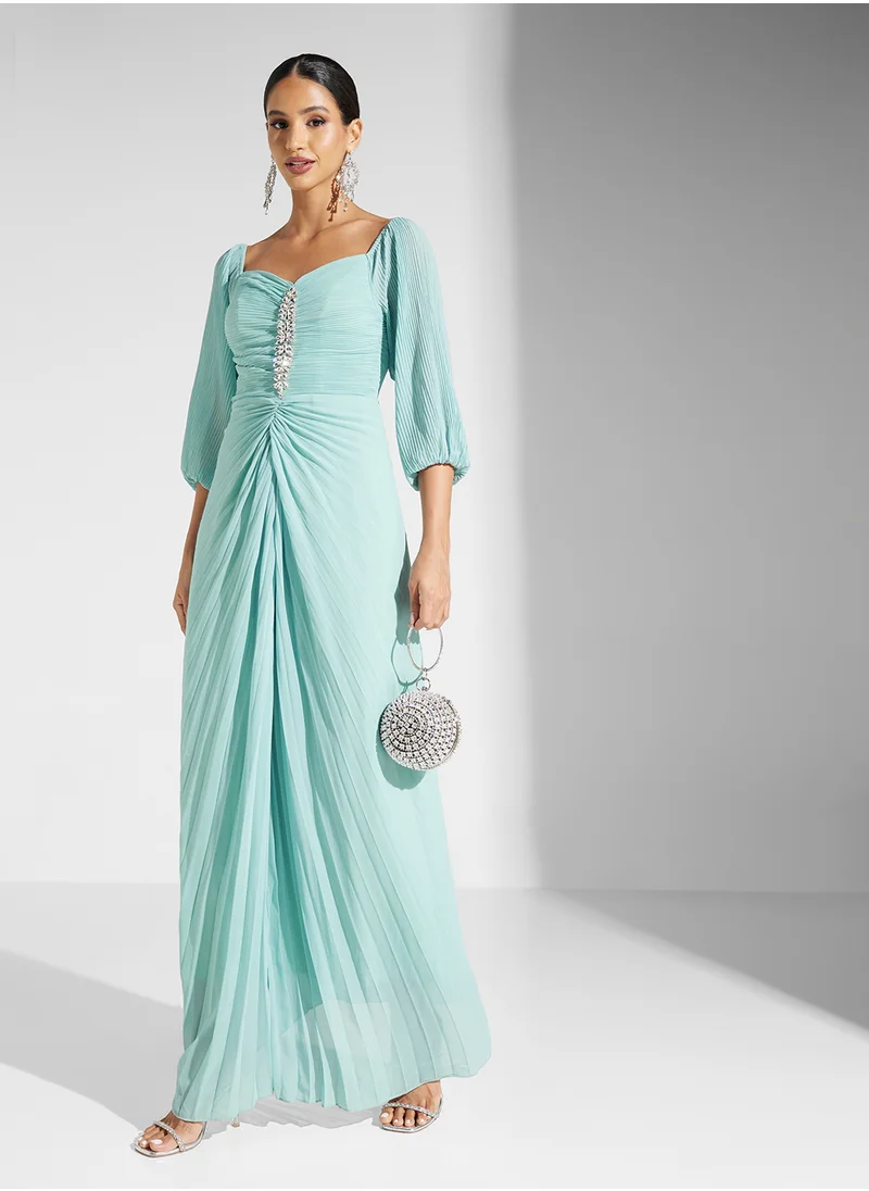 ايلا ليمتد اديشن Embellished Detail Pleated Dress