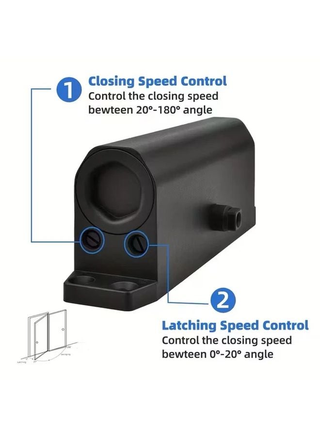 Automatic Hydraulic Door Closer Silvery Heavy Duty For Home And Office - Image 5