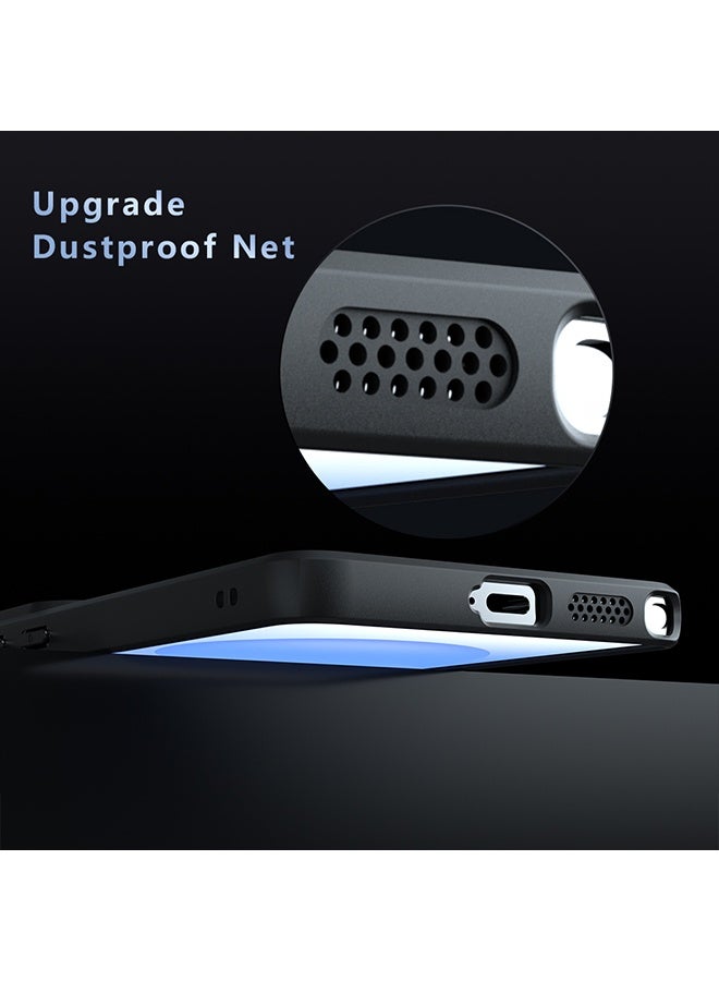 Case for Samsung Galaxy S26 Ultra 5G, Frosted Translucent Back Protective Slim Phone Cover, Anti-Fingerprints, Anti-Fall Drop Protection, Shockproof Case for Samsung Galaxy S26 Ultra 5G (Black) - Image 4