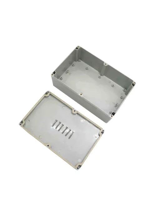 TESSERACT TESSERACT IP65 Waterproof ABS Junction Box Enclosure for Electronic Panels I Insulating Durable Power Junction Box Quantity 1 Enclosure Box with screws Dimension 160mm x250mmx 90mm Color Grey  - Image 2