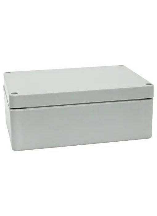 TESSERACT TESSERACT IP65 Waterproof ABS Junction Box Enclosure for Electronic Panels I Insulating Durable Power Junction Box Quantity 1 Enclosure Box with screws Dimension 160mm x250mmx 90mm Color Grey  - Image 1
