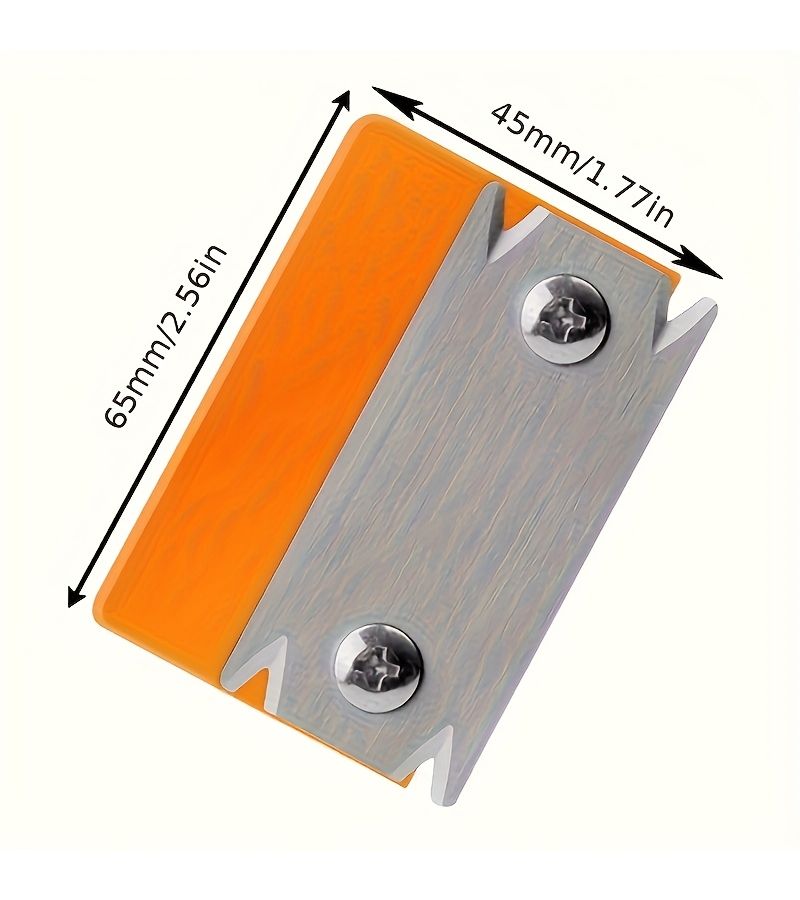Orange Mini Edge Trimmer Portable Manual Planer for Wood PVC ABS Melamine - Image 3