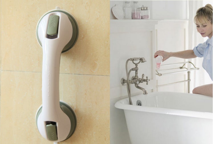 Tv Products Bathroom Armrest Strong Suction Cup Handle Bathroom Cylinder Children And The Elderly Non-Slip Handle Glass Door And Window Handle - Image 4