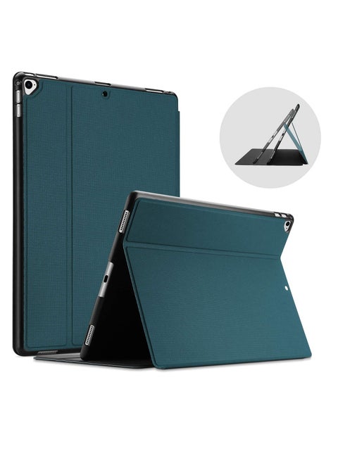 IPad Pro 12.9 Inch 2nd Gen 2017 And  IPad Pro 12.9 Inch 1st Gen 2015 Case Slim Stand Protective Folio Case Smart Cover Teal