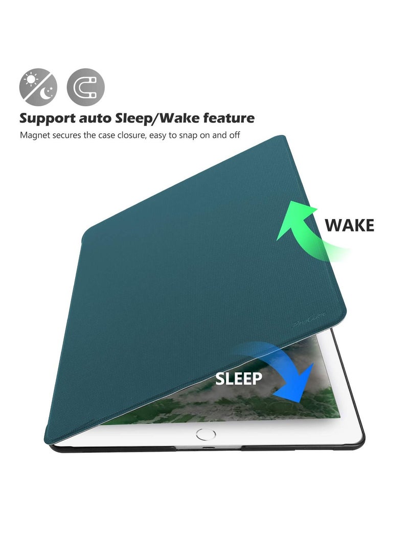 IPad Pro 12.9 Inch 2nd Gen 2017 And  IPad Pro 12.9 Inch 1st Gen 2015 Case Slim Stand Protective Folio Case Smart Cover Teal