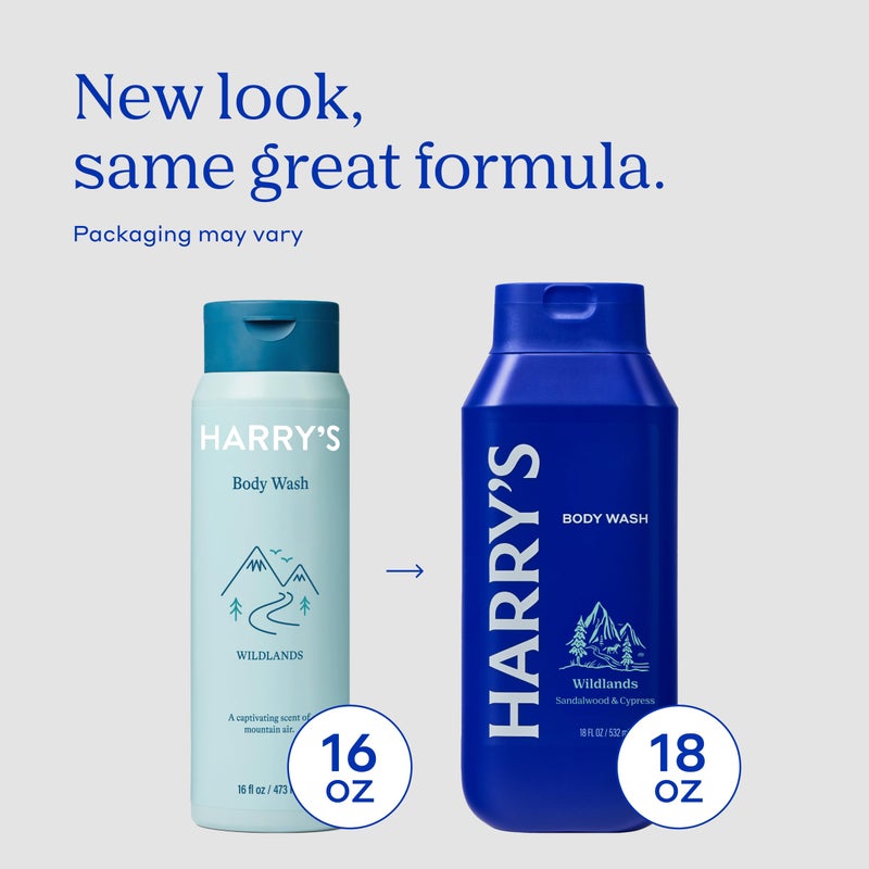 Harry's Men's Body Wash - Wildlands - (3 Pack) 18 fl oz - Shower Gel for Men - No Parabens, Sulfates, or Dyes - Image 3