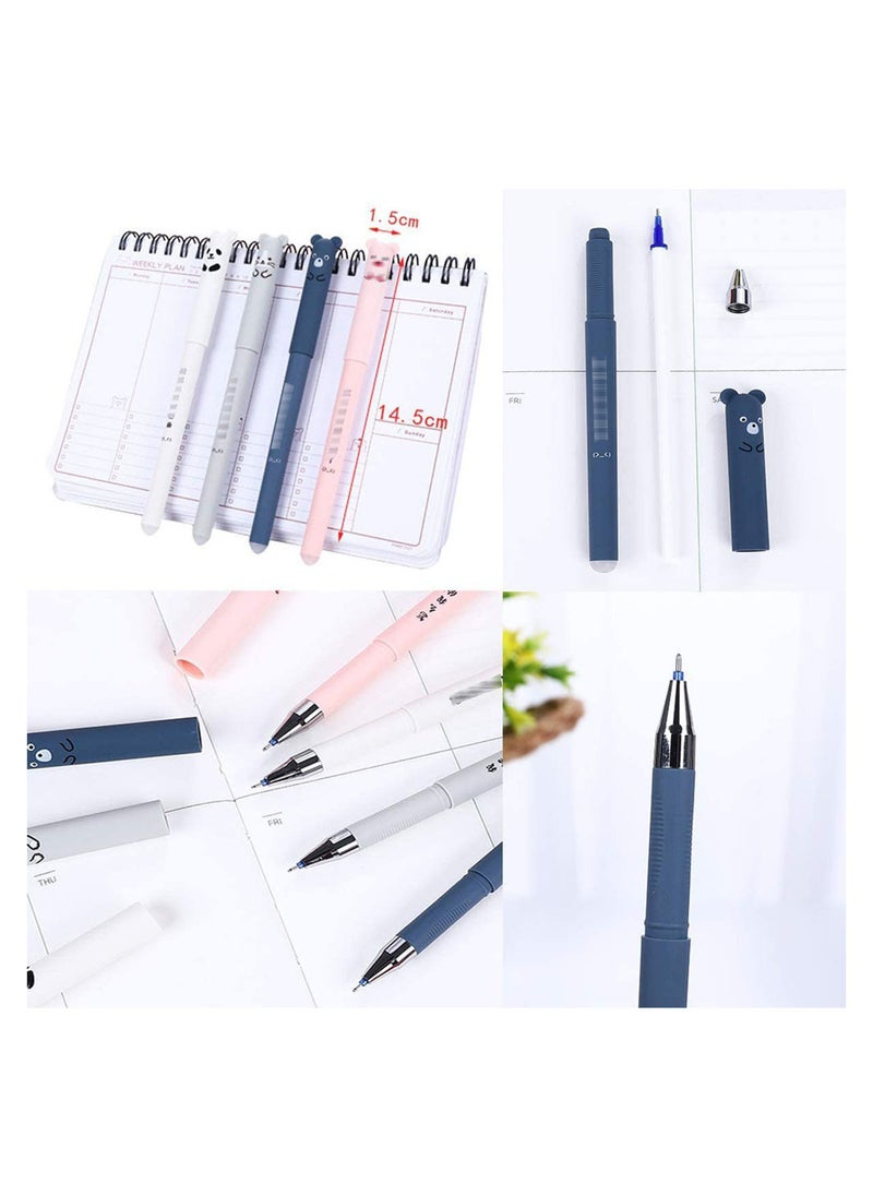 MissTiara - 4 Erasable Neutral Pen Set With 40 Refill And Two Erasers - Image 1