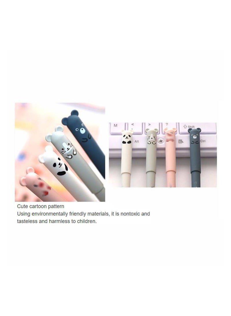 MissTiara - 4 Erasable Neutral Pen Set With 40 Refill And Two Erasers - Image 1
