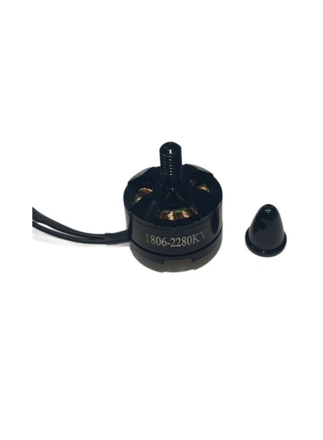 نموذج محرك بدون فرش 1806 KV2 280 250 آلة عبور صغيرة ثابتة الجناح محرك متعدد المحاور إيجابي وعكس اللون: مضاد للأسنان (رأس أسود) - المواصفات: قياسي - Image 3