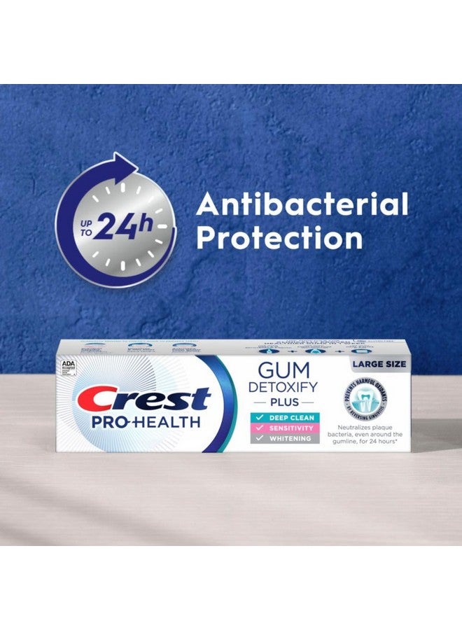 كرست معجون أسنان كريست برو هيلث لإزالة سموم اللثة، عبوة من 3 قطع، 4.5 أونصة - معجون أسنان مضاد للبكتيريا بالفلورايد، حماية من حساسية الأسنان، تبييض الأسنان، مضاد للتسوس، مكافحة البلاك - Image 4