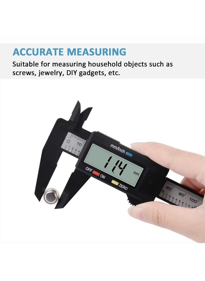 Adoric - Digital Caliper, Adoric 0-6" Calipers Measuring Tool - Electronic Micrometer Caliper with Large LCD Screen, Auto-Off Feature, Inch and Millimeter Conversion - Image 1