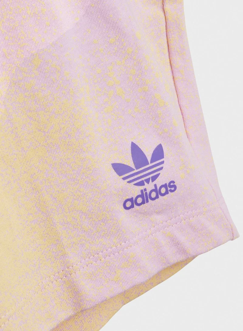 adidas Originals Infant Graphic Logo Shorts And T-Shirt Set