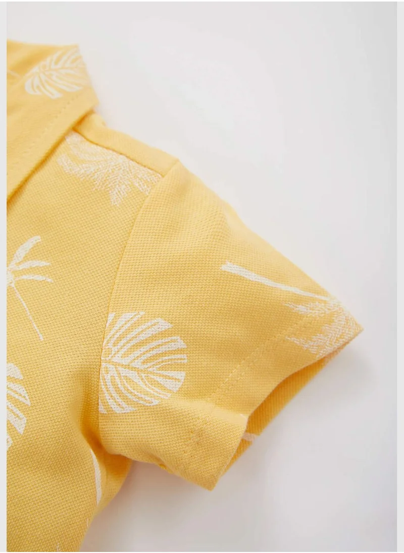 DeFacto BabyBoy Knitted Short Sleeve T-Shirt