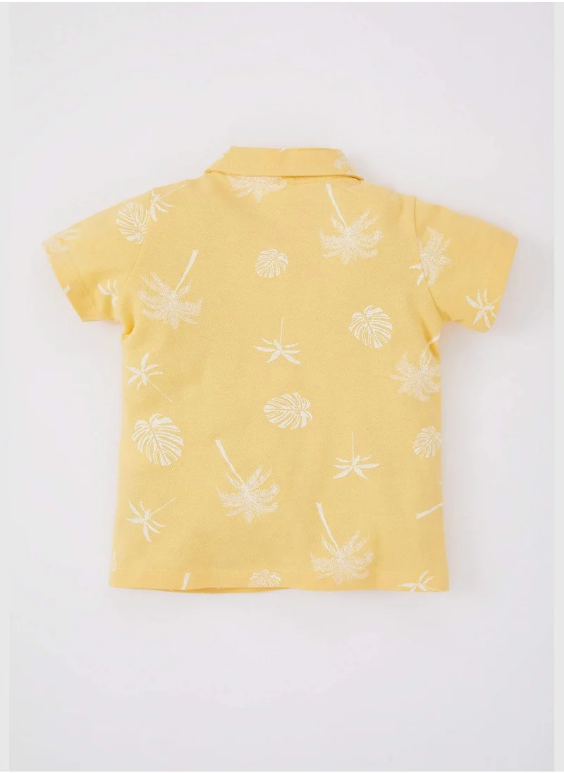 DeFacto BabyBoy Knitted Short Sleeve T-Shirt
